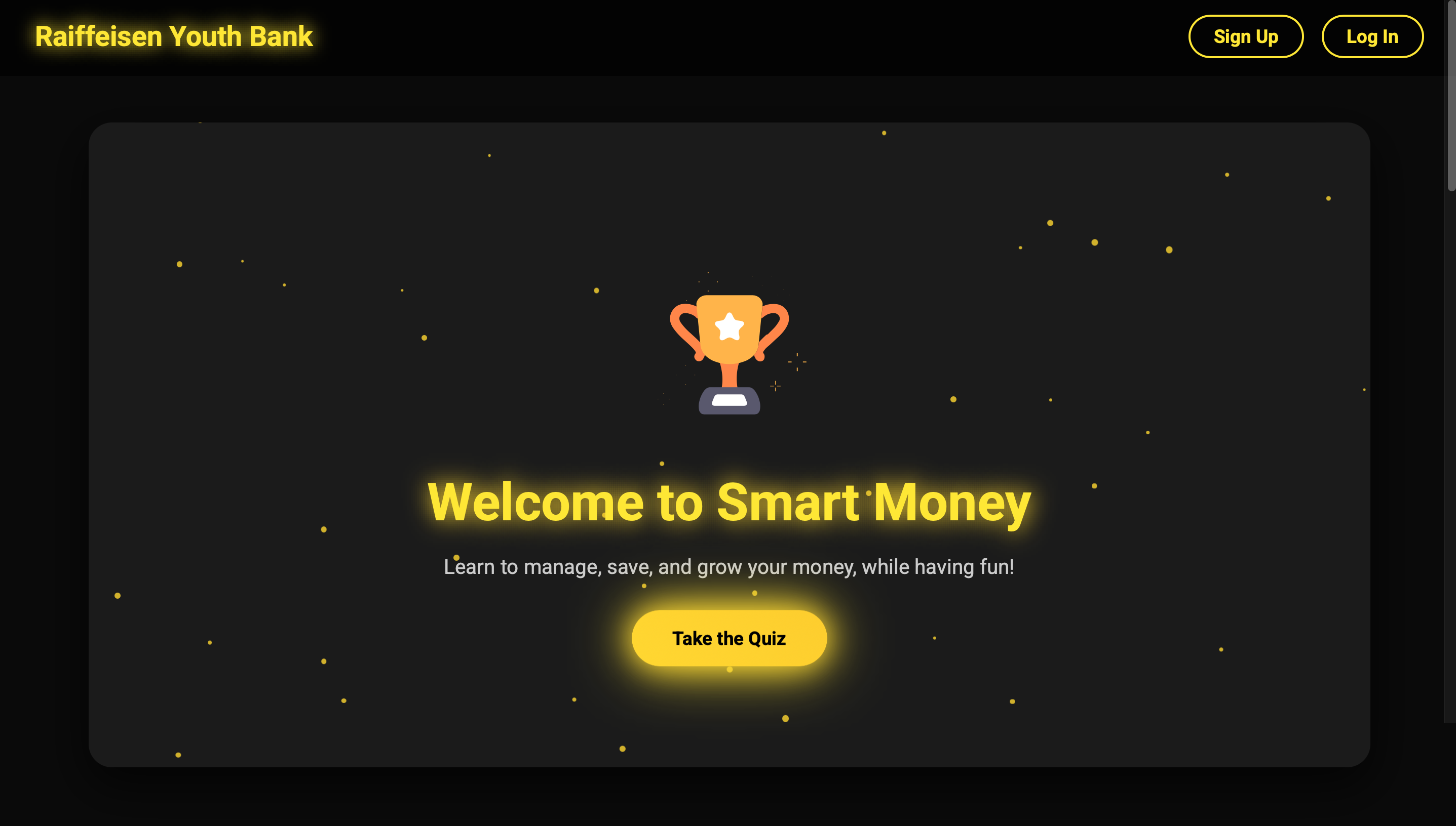 Bank Website preview